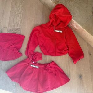 SKIMS RUBY SET ALL NEW WITH TAGS  3 PIECES SOLD OUT